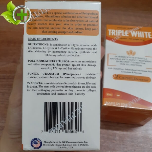 Viên uống chống nắng Triple White